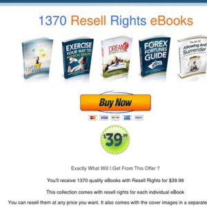 1370 eBooks With Resell Rights